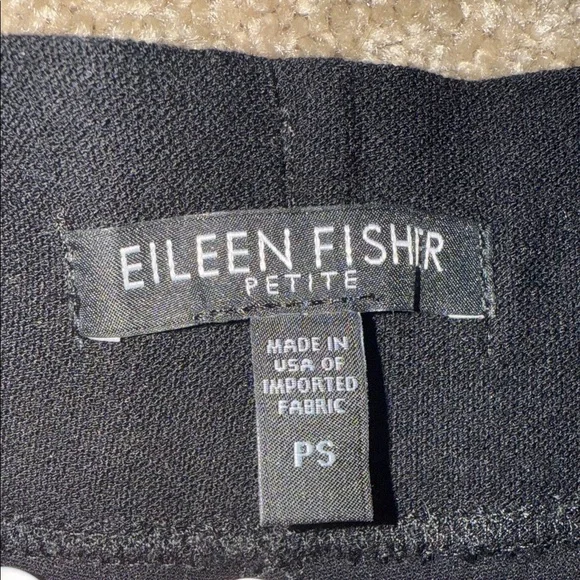 Eileen Fisher Women’sBlack Pull On Straight Leg Pants - PS. B9